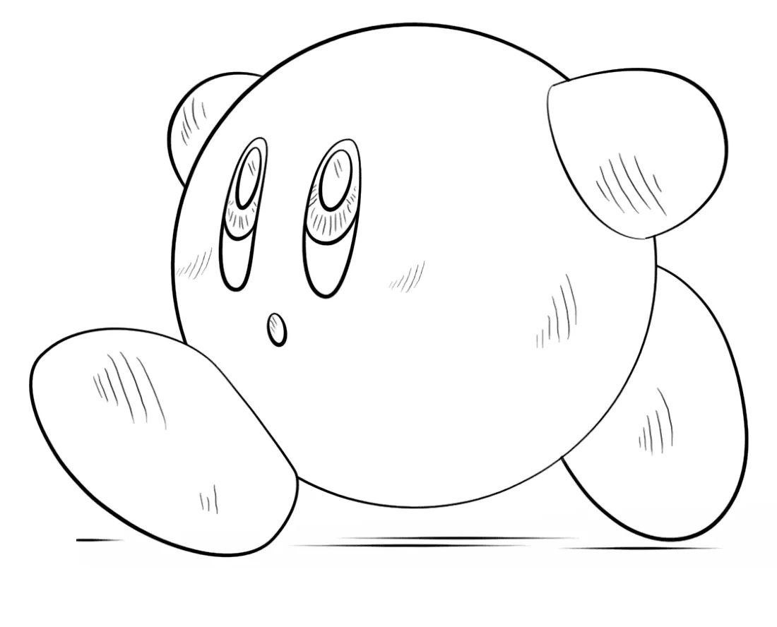 Kirby 60 páginas para colorear gratis Kirby para colorear pdf 1