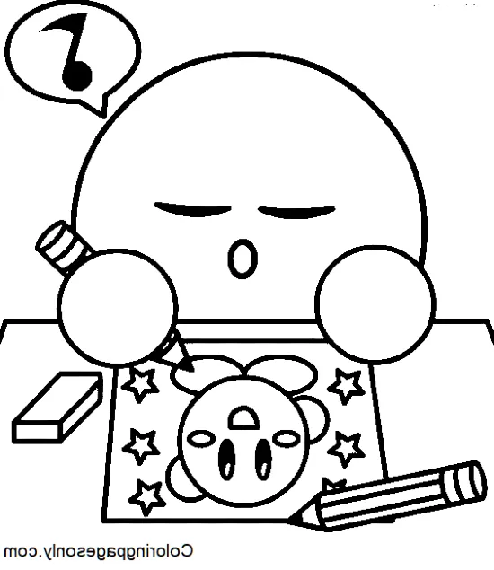 Kirby 63 páginas para colorear para imprimir gratis Kirby para colorear 1