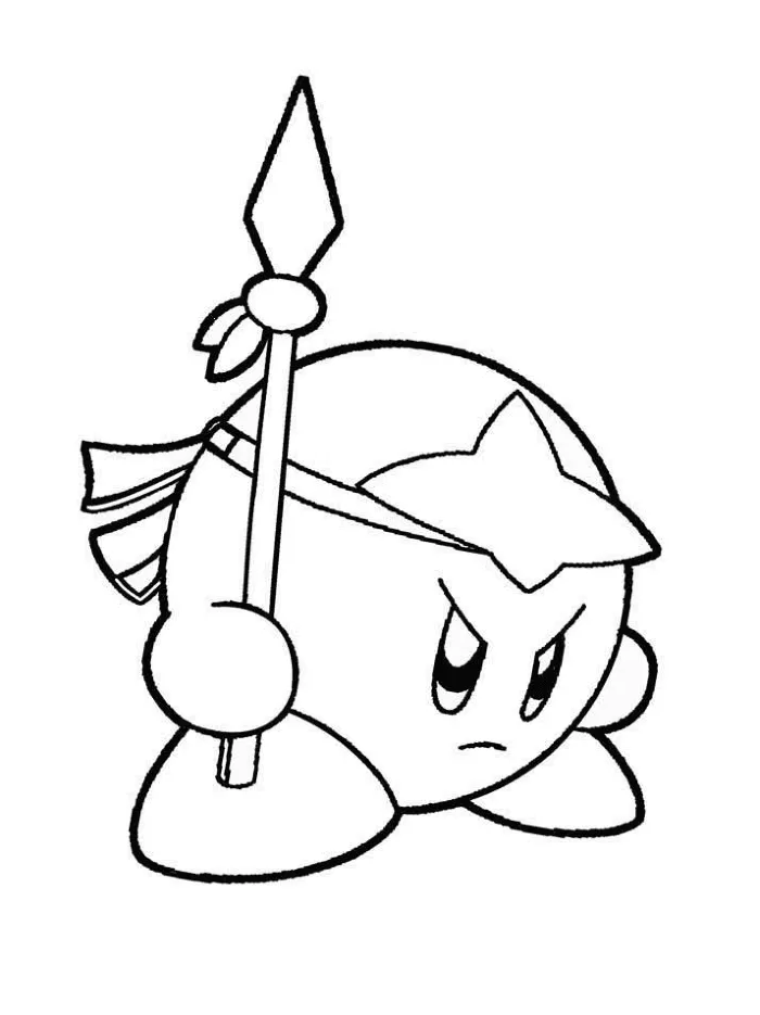 Kirby 67 felices páginas para colorear Kirby para colorear 1