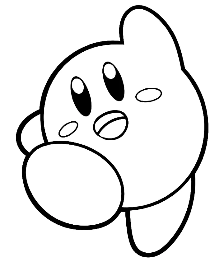 Kirby 69 páginas para colorear imprimibles gratis Kirby para colorear