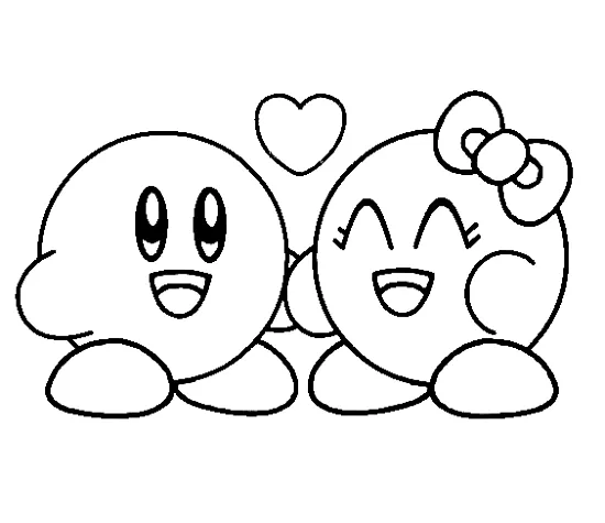 Kirby 28 páginas para colorear de árboles Kirby para colorear gratis