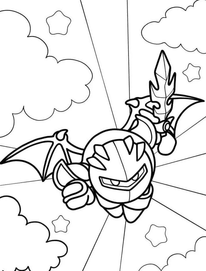 Kirby 96 dibujos para colorear Kirby para colorear 2