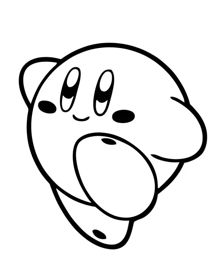 Kirby 35 páginas para colorear para imprimir gratis Kirby para colorear