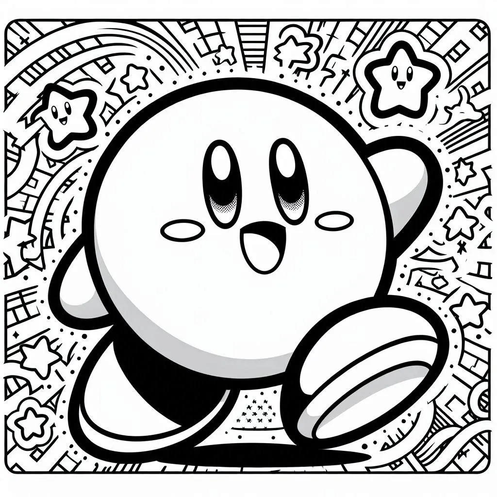 Kirby 11 páginas para colorear de preescolar Kirby para colorear