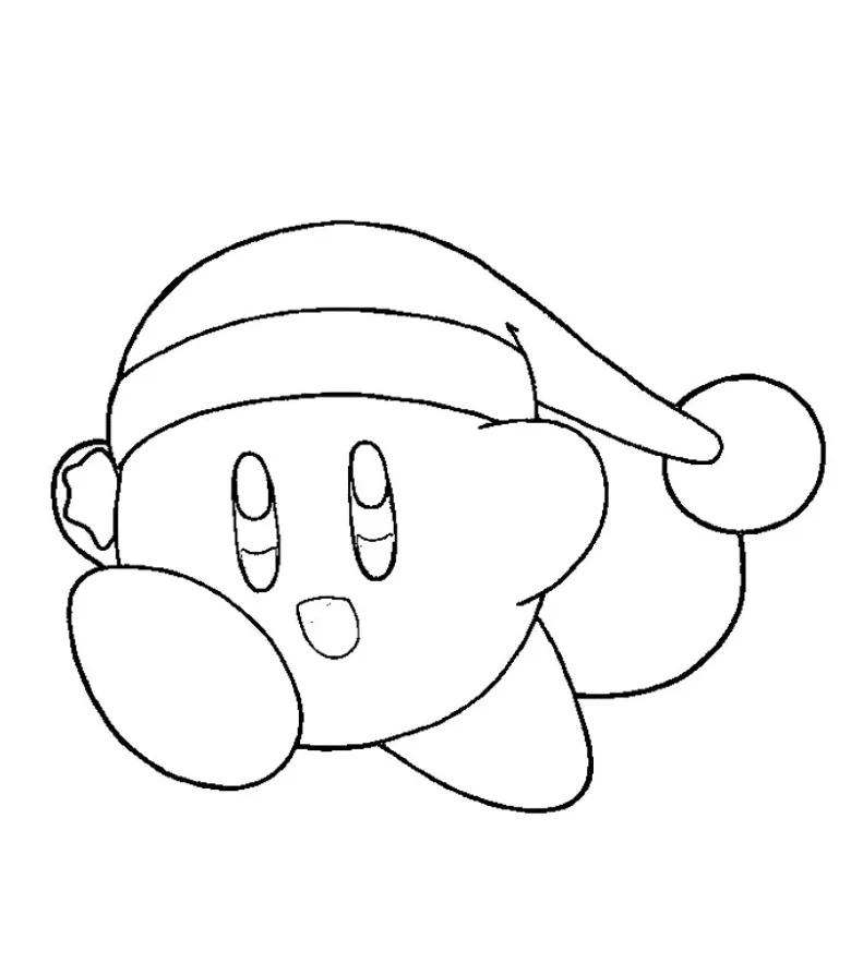 Kirby 45 Kirby para colorear páginas para colorear gratis 1