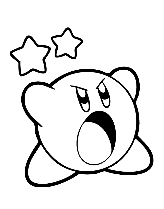 Kirby 46 páginas para colorear para adultos Kirby para colorear