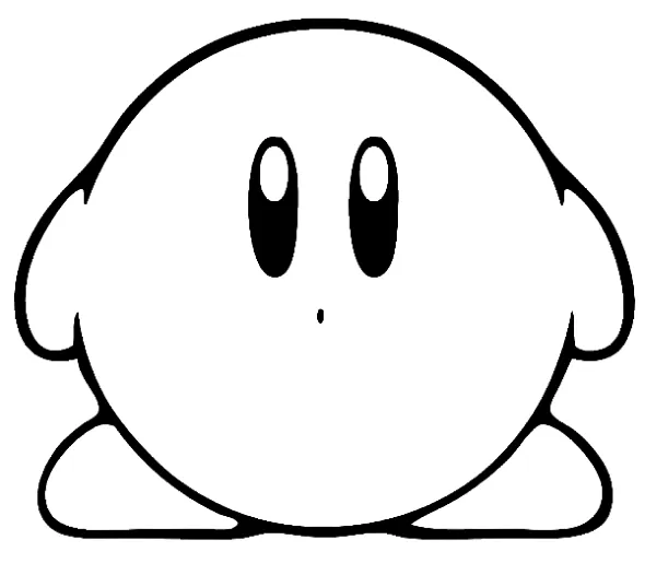 Kirby 47 Kirby para colorear páginas para colorear para adultos 2