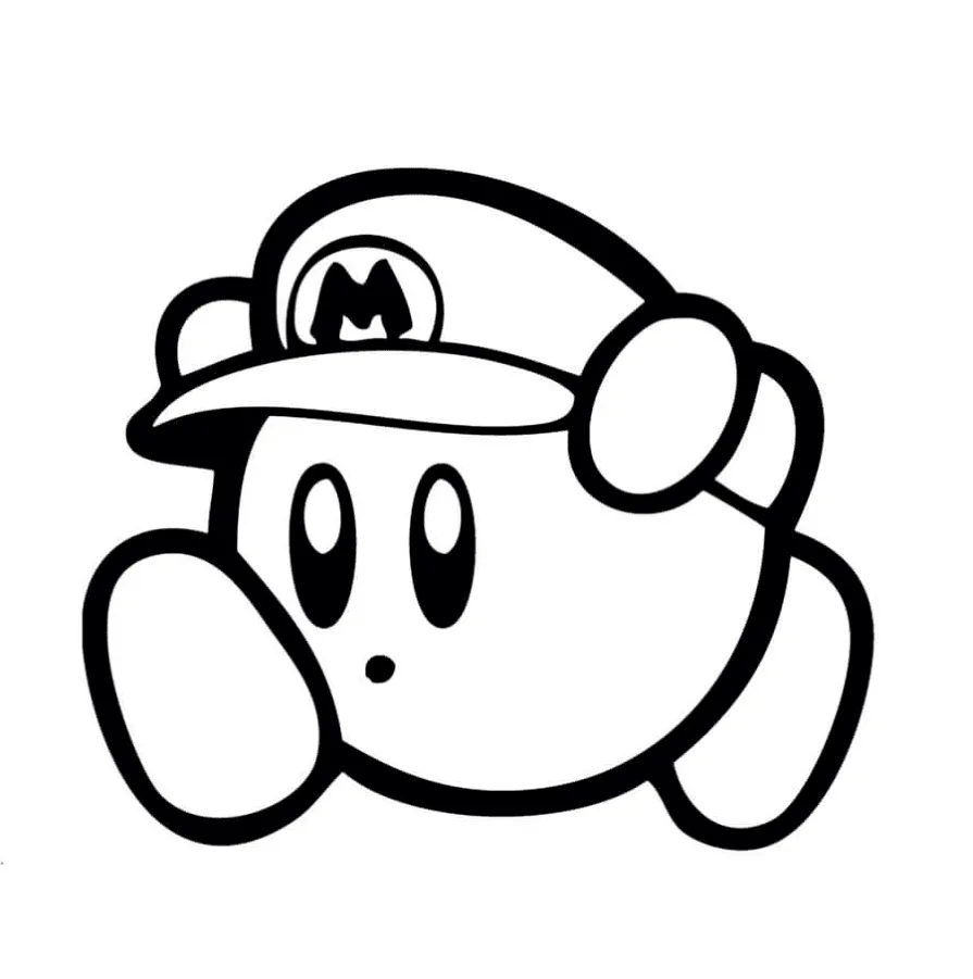 Kirby 48 páginas para colorear gratis Kirby para colorear