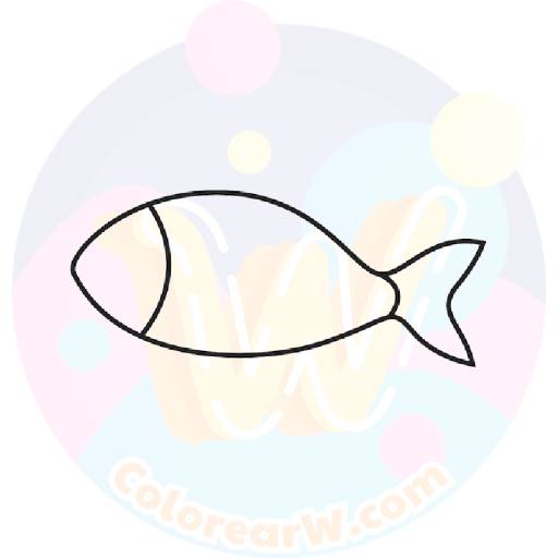 ¡Dibuja un Pez Arcoíris Fácil - ColorearW 3 dibujos para colorear La Cola Más Divertida