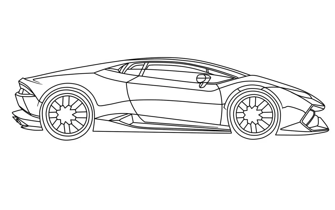 dibujos para colorear grinch Lamborghini para Colorear 9