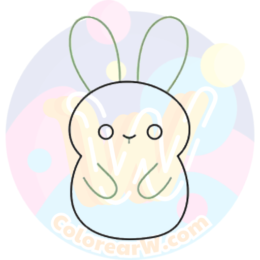 Aprende a dibujar un conejito fácil - ColorearW 3 páginas para colorear Orejitas y manitas gratis