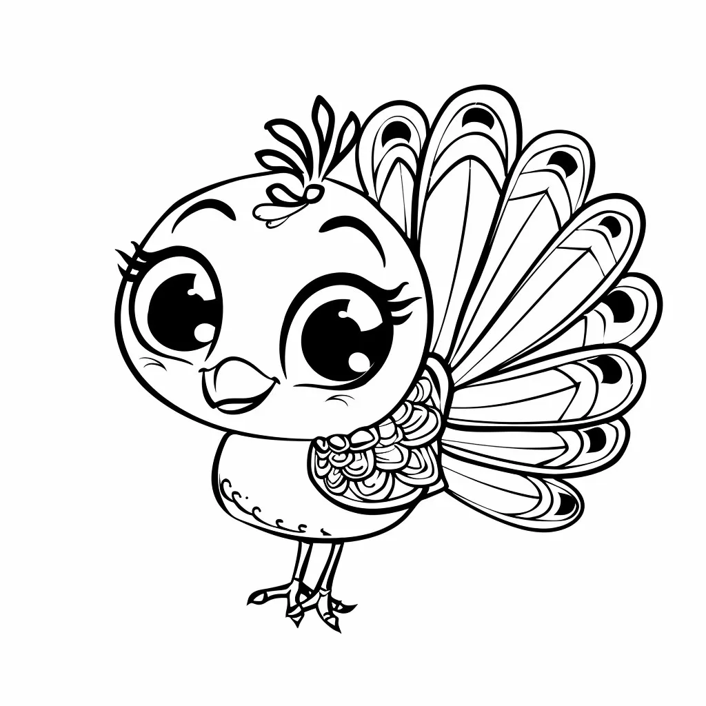 Pavo Real 8 páginas para colorear imprimibles Pavo real para colorear para adultos