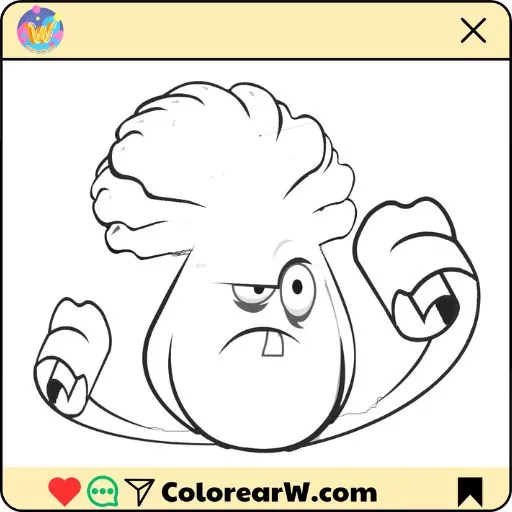 Plants vs Zombies para colorear thumbnail