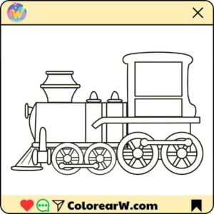 Trenes para colorear thumbnail