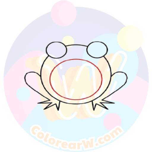 páginas para colorear Un círculo dentro del cuerpo gratis