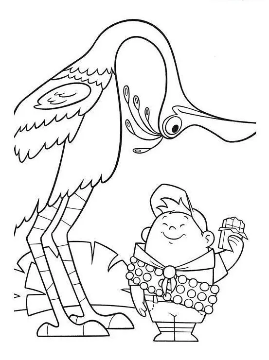 páginas para colorear imprimibles Up para colorear