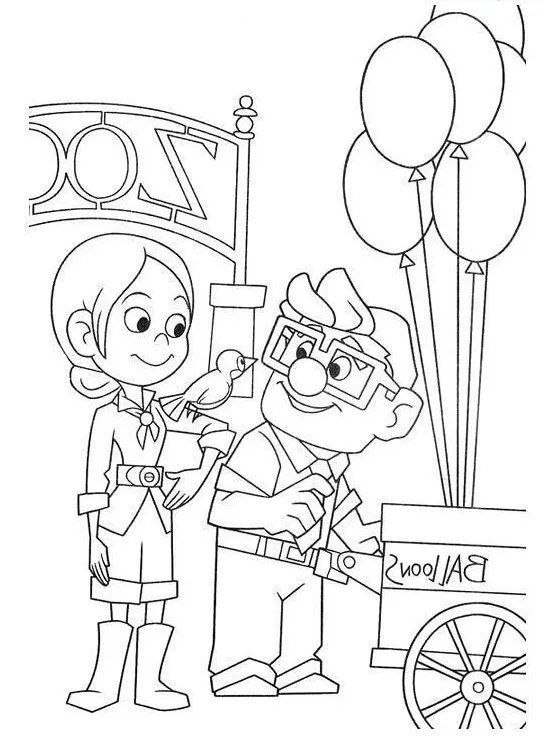 Up para colorear dibujos para colorear grinch 1