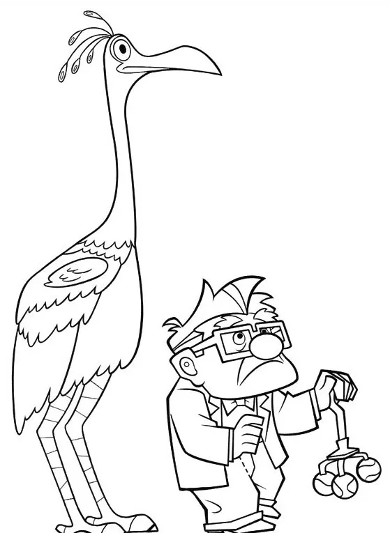 páginas para colorear gratis Up para colorear para adultos 1