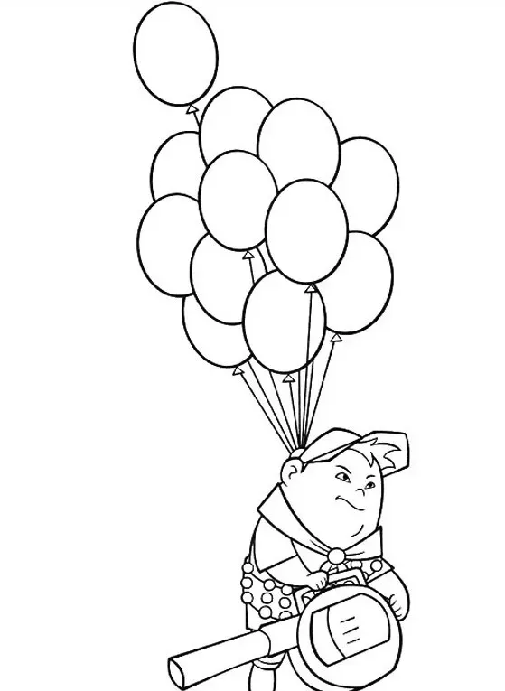 páginas para colorear gratis Up para colorear