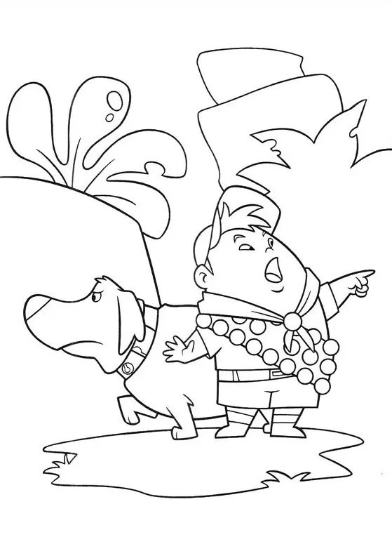 páginas para colorear imprimibles Up para colorear 3