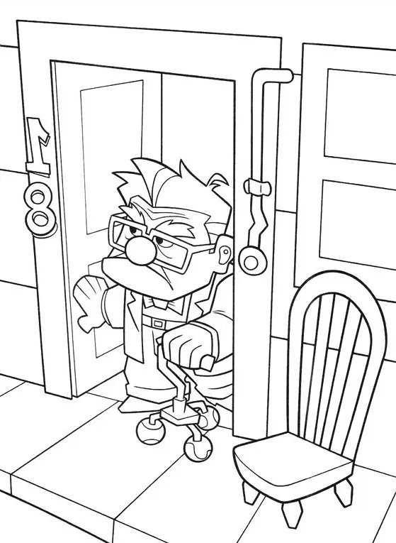 páginas para colorear para niños Up para colorear