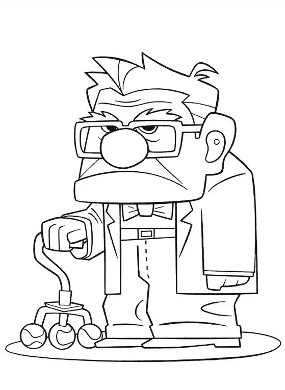 páginas para colorear detalladas de Up para colorear