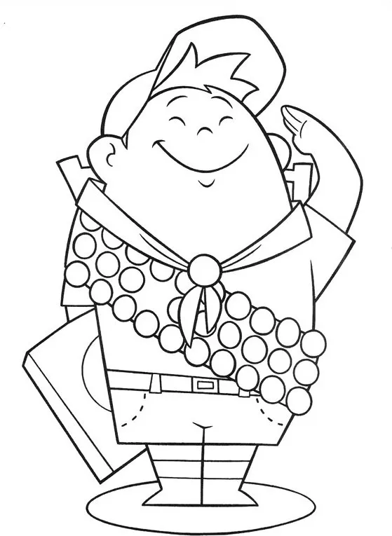 felices páginas para colorear Up para colorear