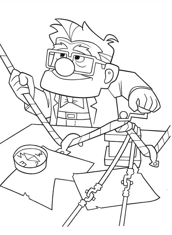 páginas para colorear gratis Up para colorear 3