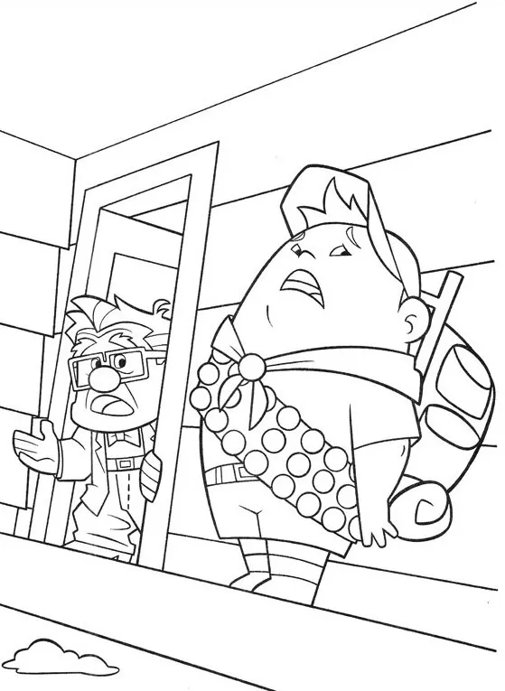 páginas para colorear imprimibles Up para colorear 2