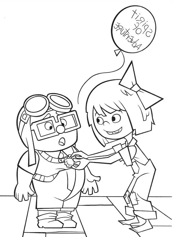 páginas para colorear Up para colorear imprimibles gratis 1