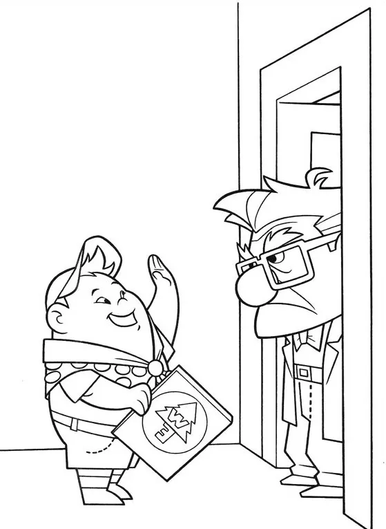 dibujos para colorear grinch Up para colorear