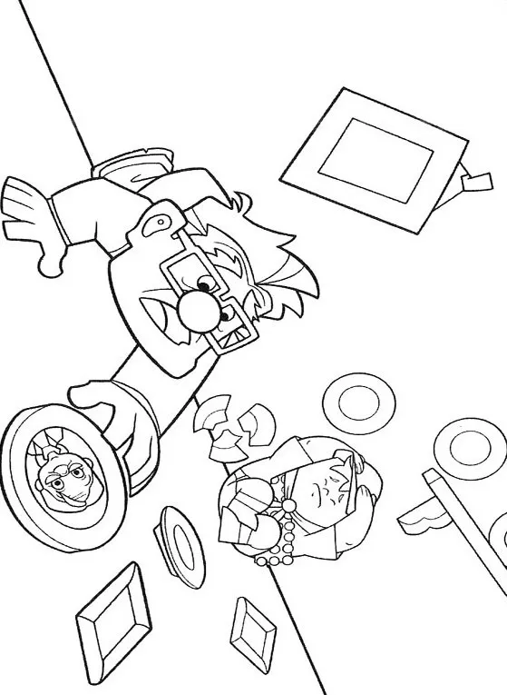 páginas para colorear gratis para adultos Up para colorear