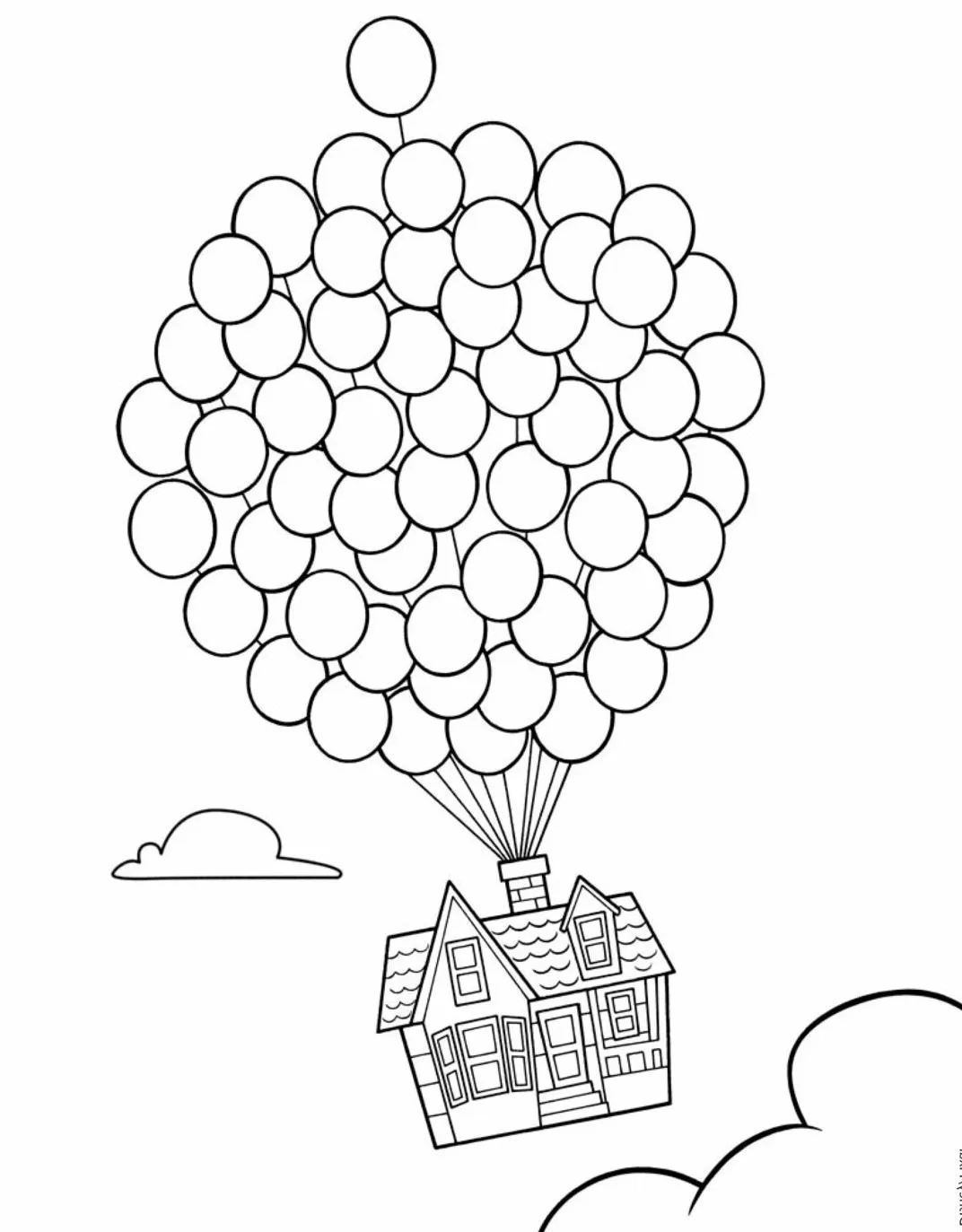 páginas para colorear para imprimir gratis Up para colorear