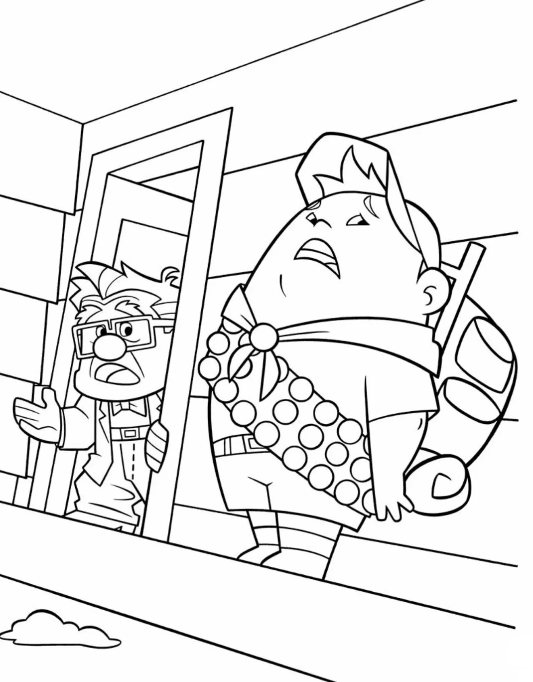 colorear páginas de Up para colorear