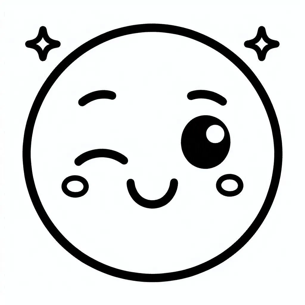 Carita Feliz para colorear