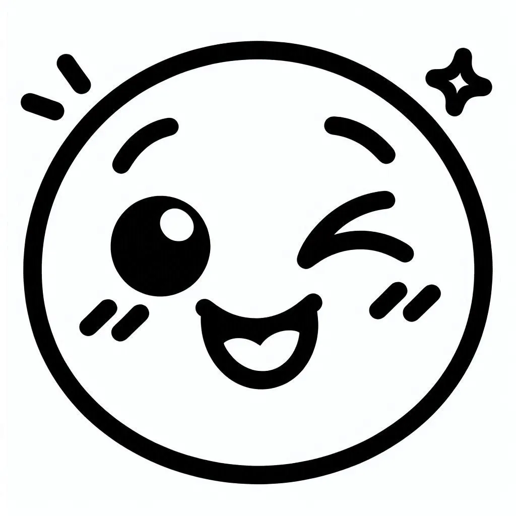 páginas para colorear Carita Feliz para colorear