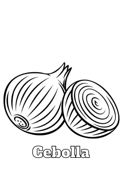 Cebolla 28 páginas para colorear para imprimir gratis Cebolla