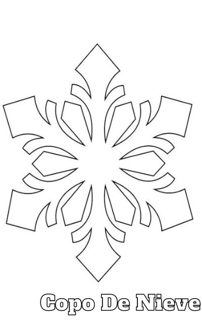 Copo De Nieve 10 páginas para colorear para niños Copo De Nieve