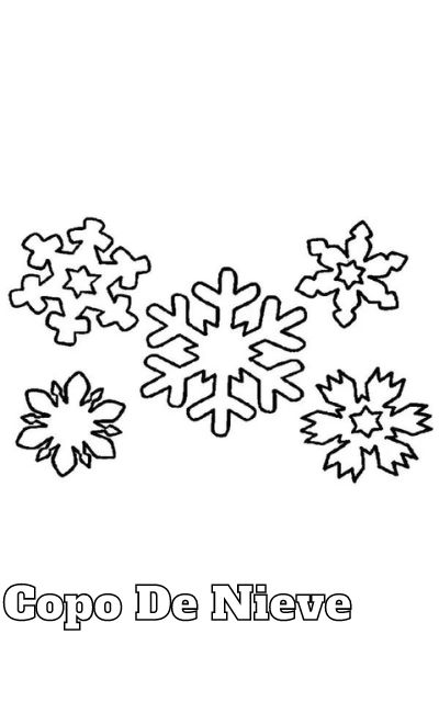 Copo De Nieve 12 páginas para colorear para adultos Copo De Nieve