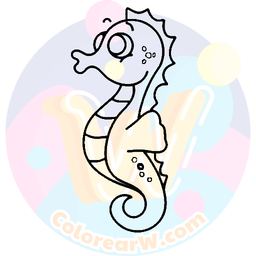 Dessiner Un Hippocampe Facilement ColorearW Dessiner Un Hippocampe Facilement ColorearW