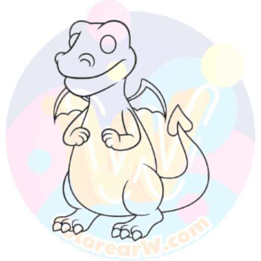 divertidas páginas para colorear Dibujemos las Alas del Dragón