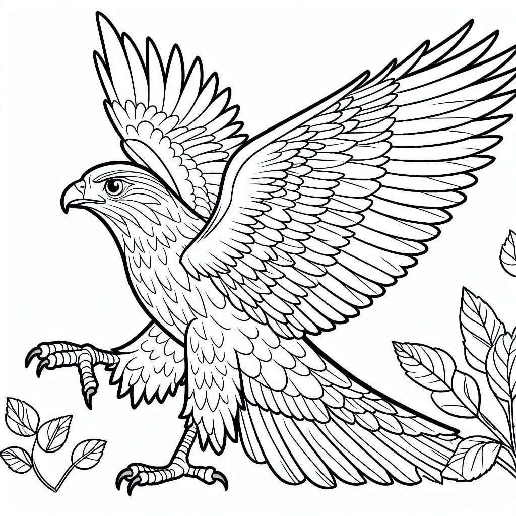 46 Halcones Para Colorear - Descarga Gratis Y Imprime