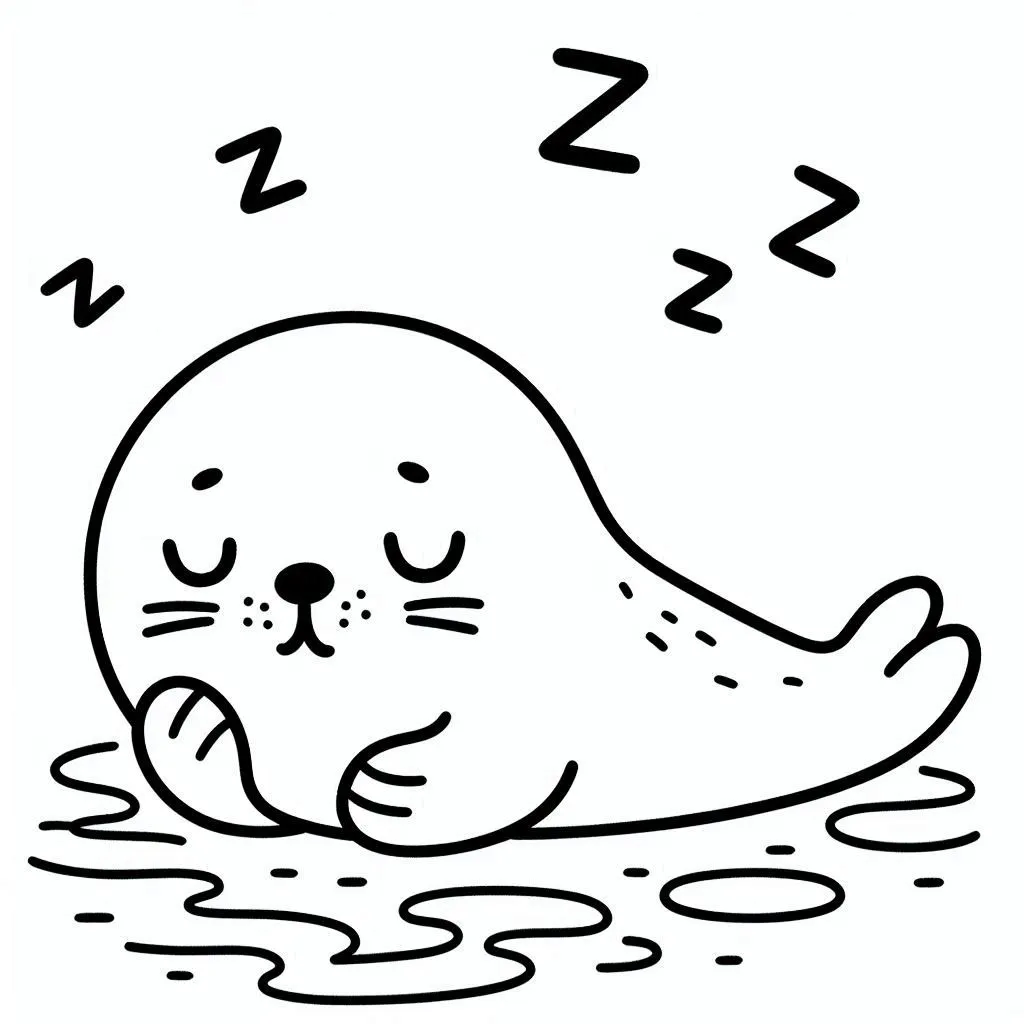 Foca 17 Foca para colorear dibujos para colorear grinch
