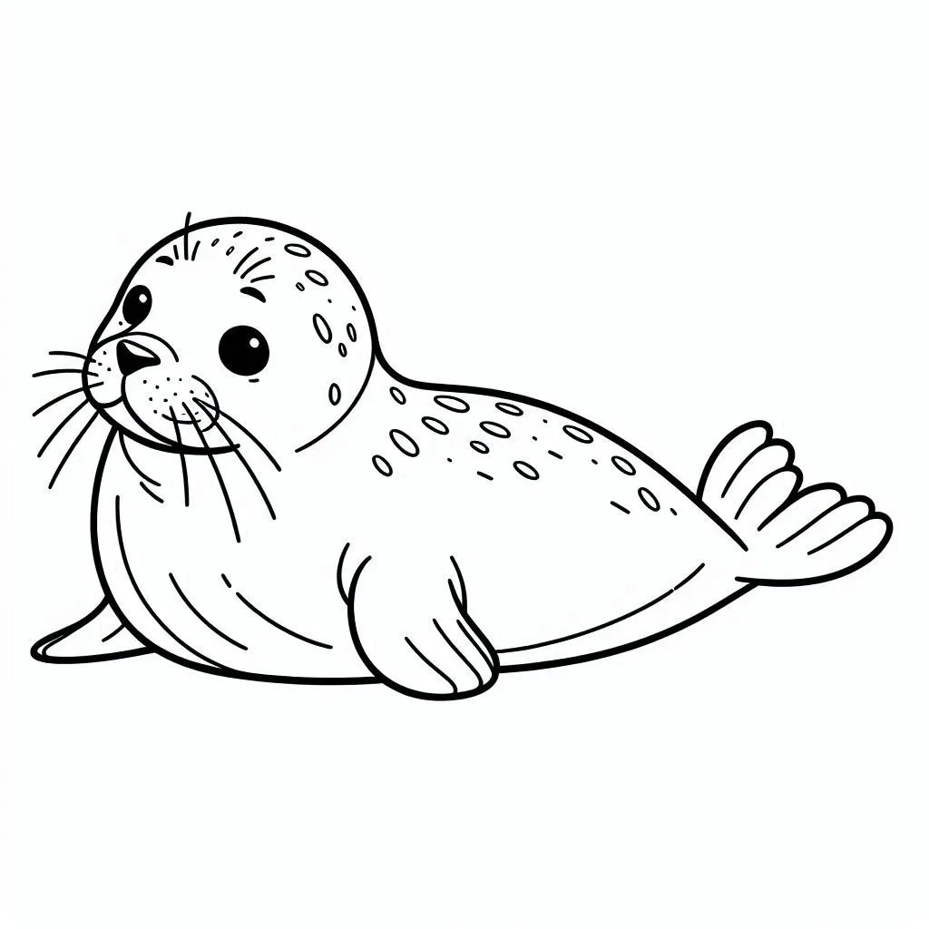 Foca 2 Foca para colorear