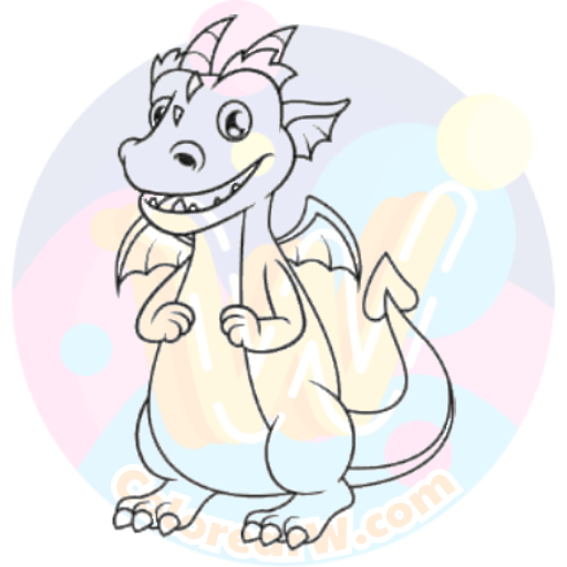 páginas para colorear gratis Más Detalles para Nuestro Dragón para adultos