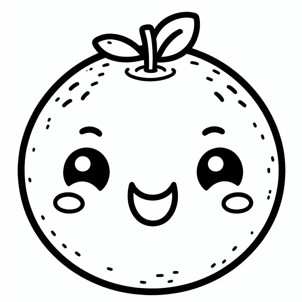 Naranjas 5 páginas para colorear gratis para adultos Naranjas para colorear