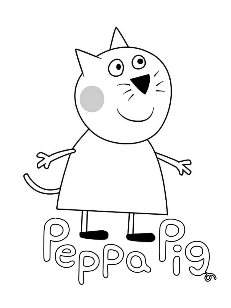 Peppe Pig 33 páginas para colorear para adultos