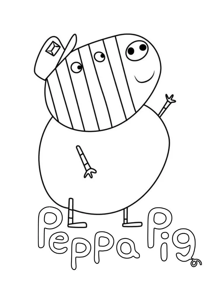 Peppe Pig 42 páginas para colorear para adultos pdf