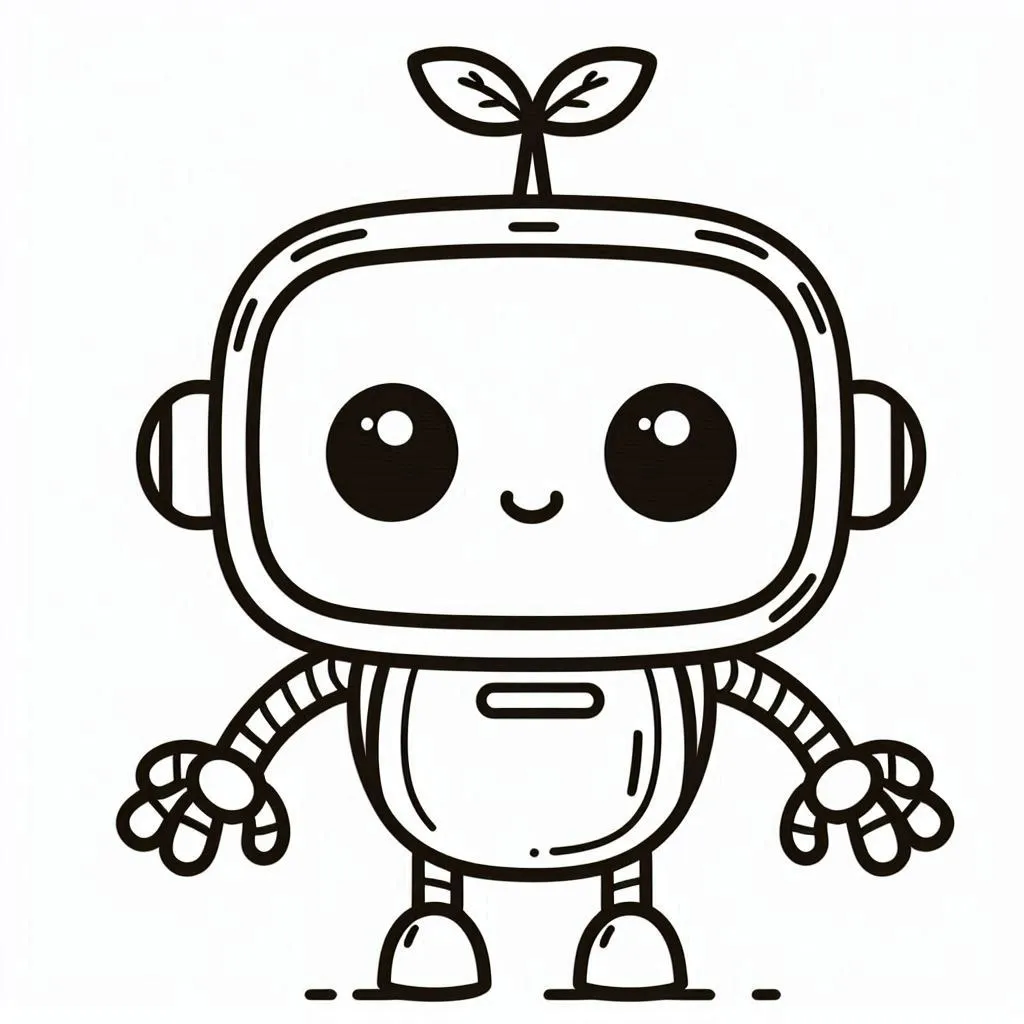 Robot 15 Roboter Ausmalbilder Seiten Ausmalbilder zum Ausdrucken