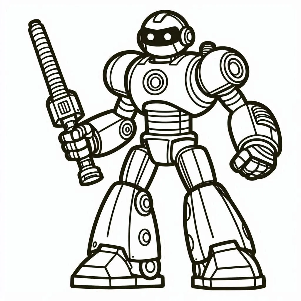 Robot 20 Zeichnungen Ausmalbilder Grinch Roboter Ausmalbilder